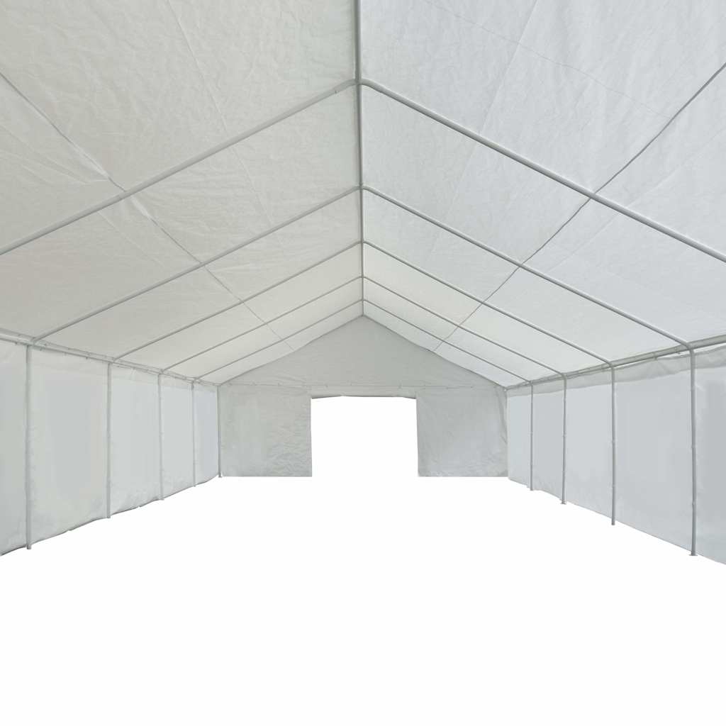 Sandėliavimo palapinė, PE, 6×12 m, balta Sandėliavimo palapinė, PE, 6x12 m, balta - Image 5