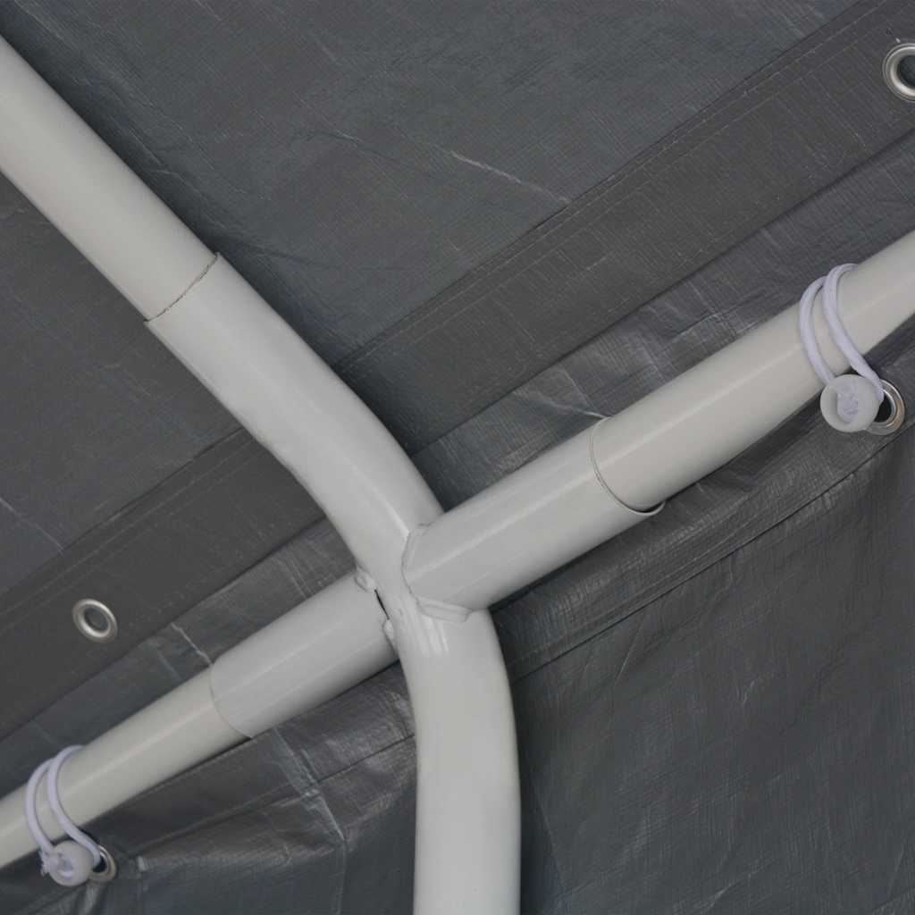 Proginė palapinė, PE, 6x12m, pilka Proginė palapinė, PE, 6x12m, pilka - Image 6