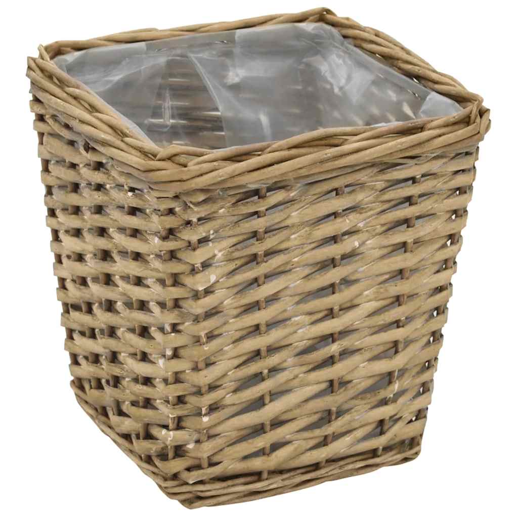 Vazonai, 3vnt., pinti su PE įdėklu, aukšti Vazonai, 3vnt., pinti su PE įdėklu, aukšti - Image 4