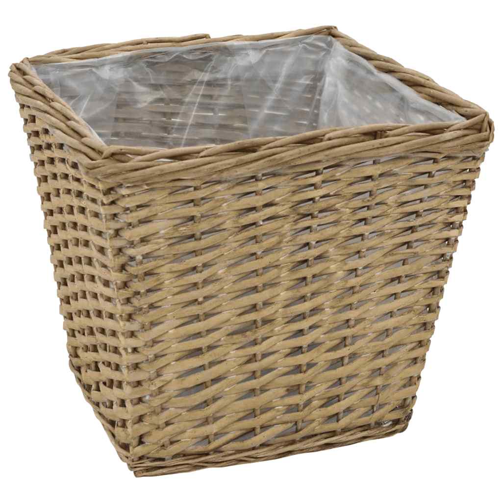 Vazonai, 3vnt., pinti su PE įdėklu, aukšti Vazonai, 3vnt., pinti su PE įdėklu, aukšti - Image 5