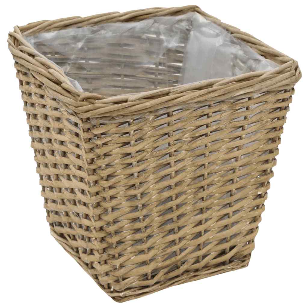 Vazonai, 3vnt., pinti su PE įdėklu, aukšti Vazonai, 3vnt., pinti su PE įdėklu, aukšti - Image 6