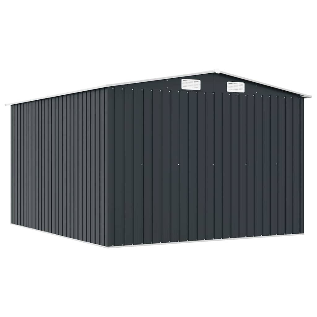 Sodo pašiūrė, antracito spalvos, 257x298x178cm, metalas Sodo pašiūrė, antracito spalvos, 257x298x178cm, metalas - Image 7