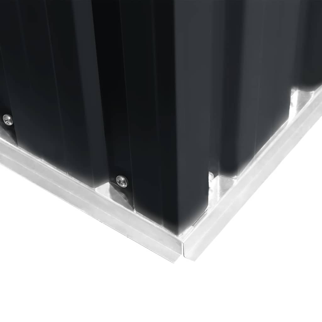 Sodo pašiūrė, antracito spalvos, 257x298x178cm, metalas Sodo pašiūrė, antracito spalvos, 257x298x178cm, metalas - Image 8