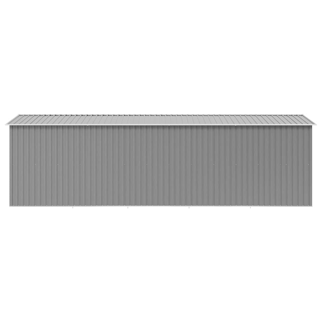 Sodo pašiūrė, pilkos spalvos, 257x580x181cm, metalas Sodo pašiūrė, pilkos spalvos, 257x580x181cm, metalas - Image 6