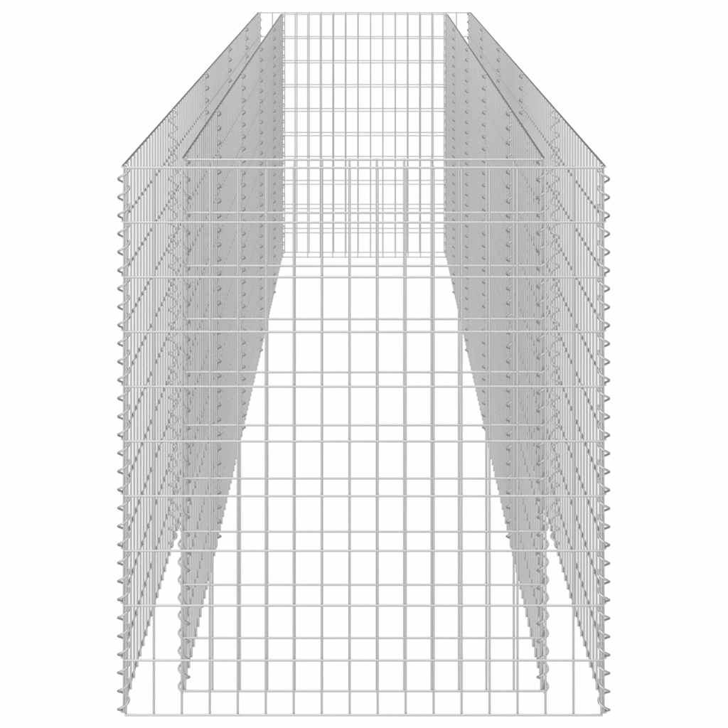 Gabiono vazonas, galvanizuotas plienas, 450x90x100cm, aukštas Gabiono vazonas, galvanizuotas plienas, 450x90x100cm, aukštas - Image 6
