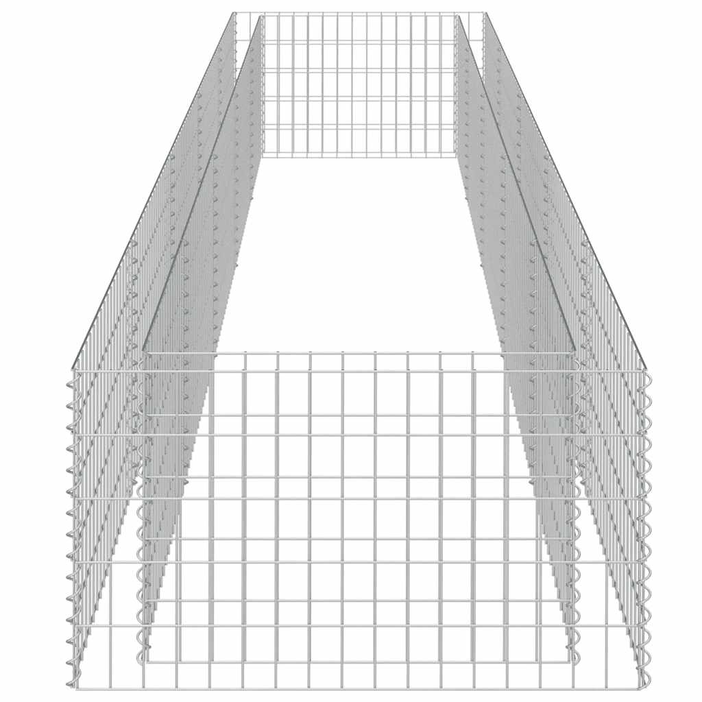 Gabiono vazonas, galvanizuotas plienas, 450x90x50cm, aukštas Gabiono vazonas, galvanizuotas plienas, 450x90x50cm, aukštas - Image 6