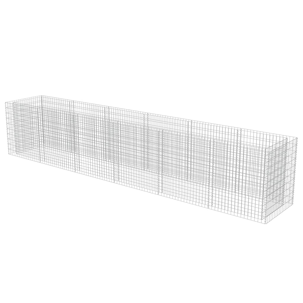 Gabiono vazonas, galvanizuotas plienas, 540x90x100cm, aukštas Gabiono vazonas, galvanizuotas plienas, 540x90x100cm, aukštas - Image 3