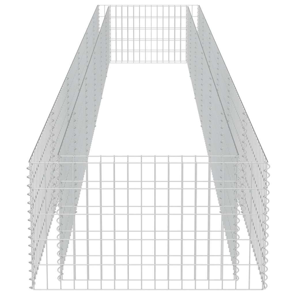 Gabiono vazonas, galvanizuotas plienas, 540x90x50cm, aukštas Gabiono vazonas, galvanizuotas plienas, 540x90x50cm, aukštas - Image 6