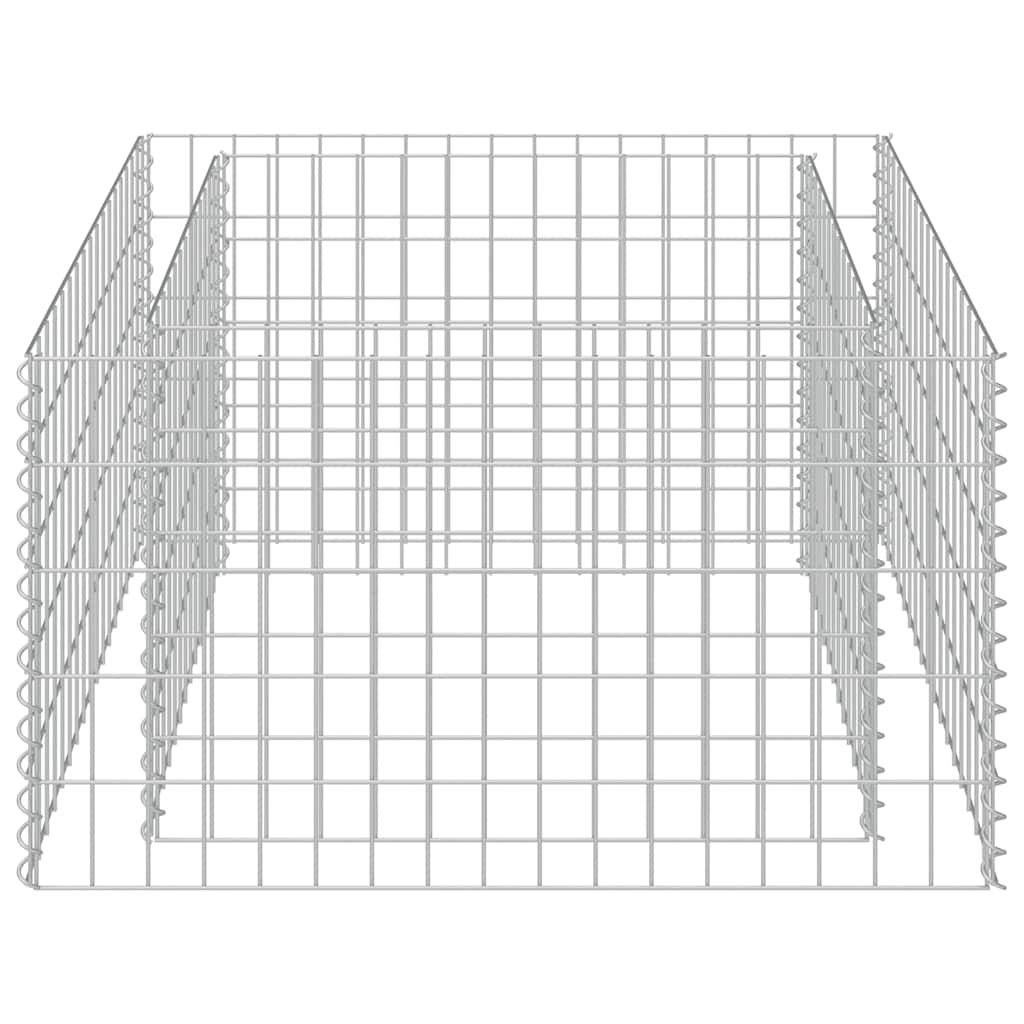 Gabiono vazonas, galvanizuotas plienas, 90x90x50cm, aukštas Gabiono vazonas, galvanizuotas plienas, 90x90x50cm, aukštas - Image 5