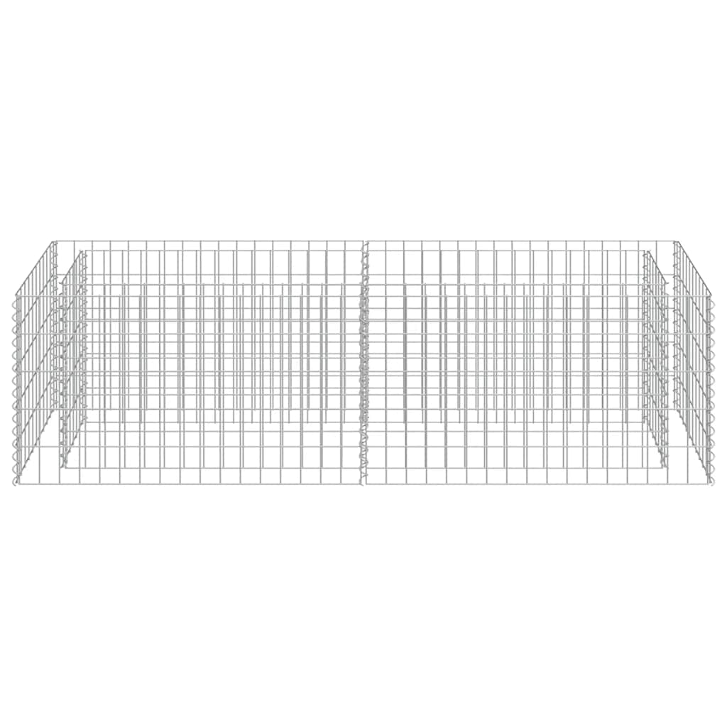 Gabiono vazonas, galvanizuotas plienas, 180x50x50cm, aukštas Gabiono vazonas, galvanizuotas plienas, 180x50x50cm, aukštas - Image 5