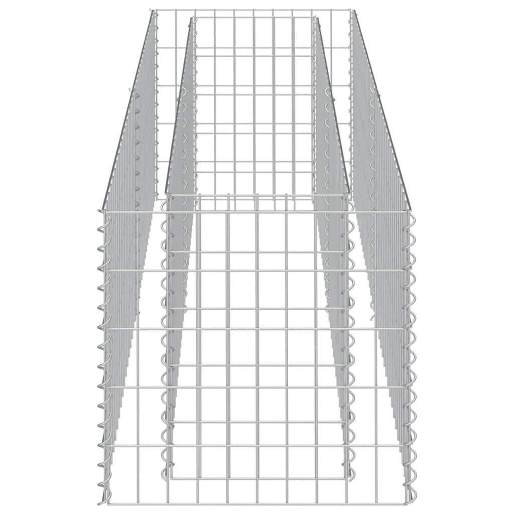 Gabiono vazonas, galvanizuotas plienas, 180x50x50cm, aukštas Gabiono vazonas, galvanizuotas plienas, 180x50x50cm, aukštas - Image 6