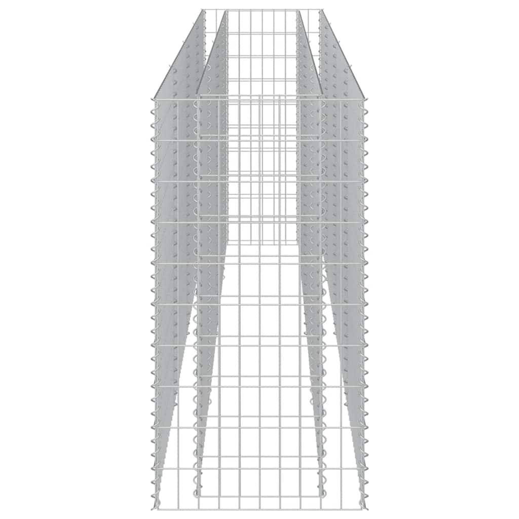 Gabiono vazonas, galvanizuotas plienas, 360x50x100cm, aukštas Gabiono vazonas, galvanizuotas plienas, 360x50x100cm, aukštas - Image 6