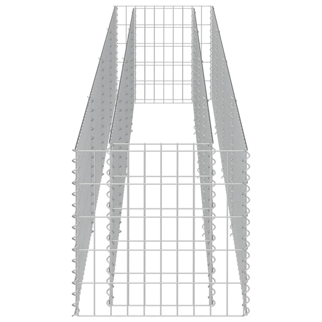 Gabiono vazonas, galvanizuotas plienas, 360x50x50cm, aukštas Gabiono vazonas, galvanizuotas plienas, 360x50x50cm, aukštas - Image 6