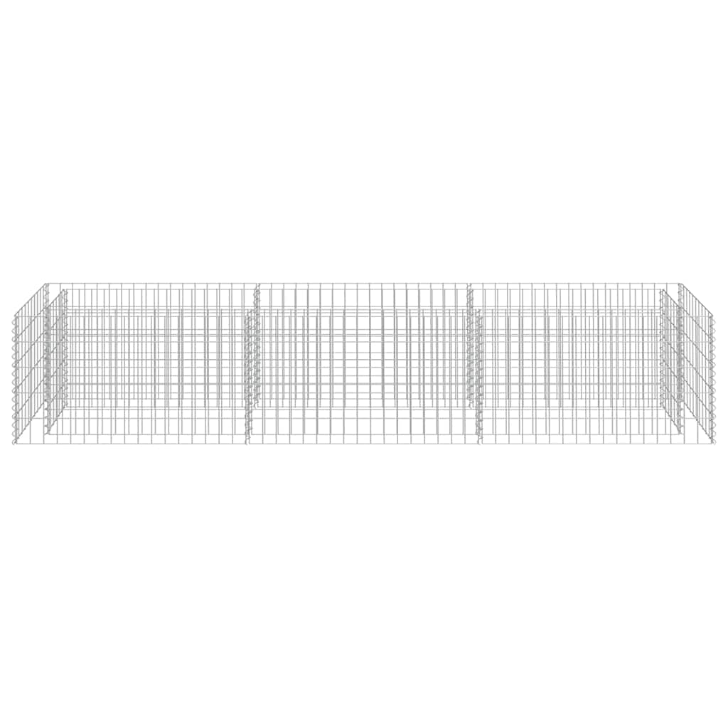 Gabiono vazonas, galvanizuotas plienas, 270x50x50cm, aukštas Gabiono vazonas, galvanizuotas plienas, 270x50x50cm, aukštas - Image 5