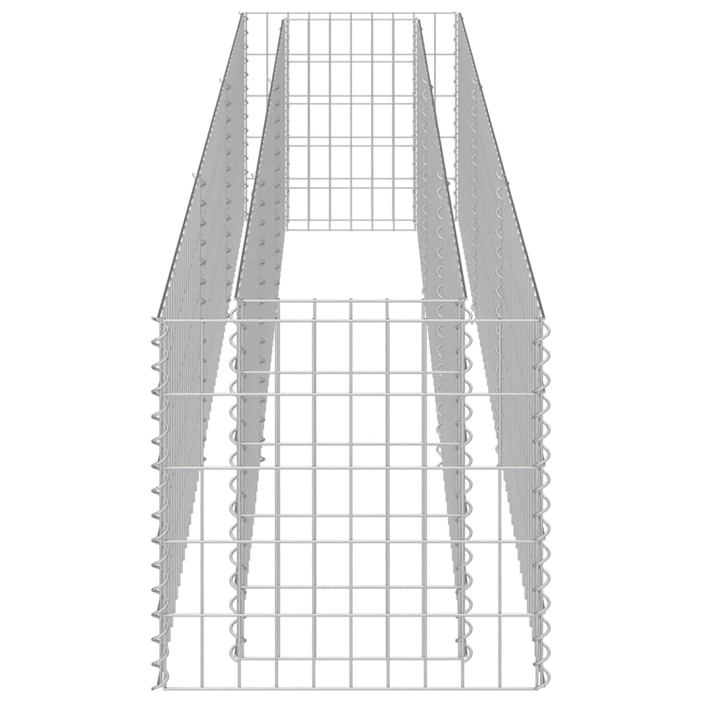 Gabiono vazonas, galvanizuotas plienas, 270x50x50cm, aukštas Gabiono vazonas, galvanizuotas plienas, 270x50x50cm, aukštas - Image 6