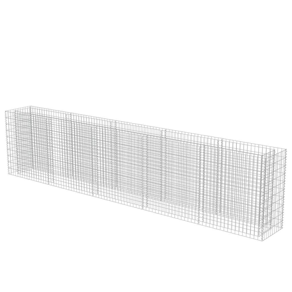 Gabiono vazonas, galvanizuotas plienas, 450x50x100cm, aukštas Gabiono vazonas, galvanizuotas plienas, 450x50x100cm, aukštas - Image 3