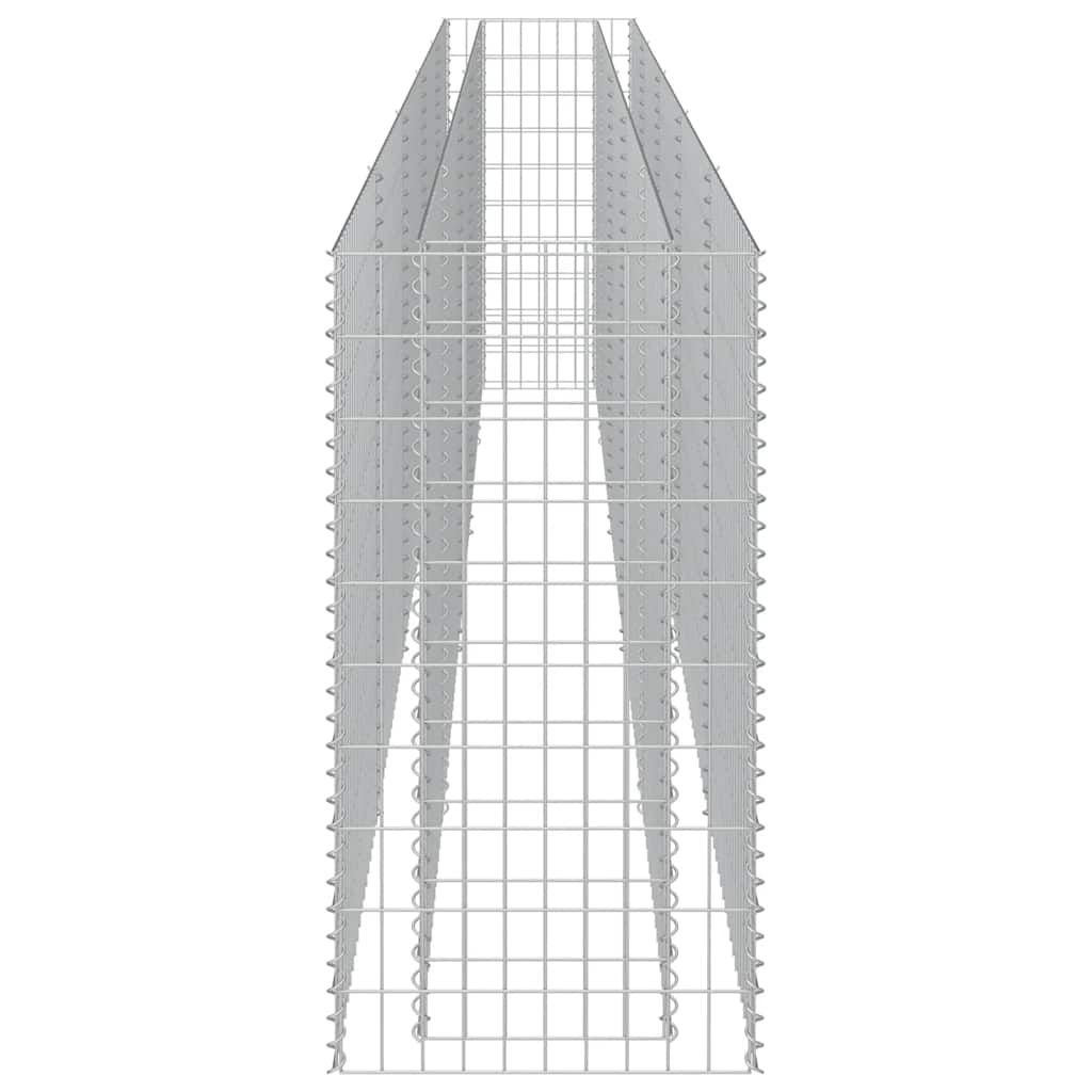 Gabiono vazonas, galvanizuotas plienas, 450x50x100cm, aukštas Gabiono vazonas, galvanizuotas plienas, 450x50x100cm, aukštas - Image 6