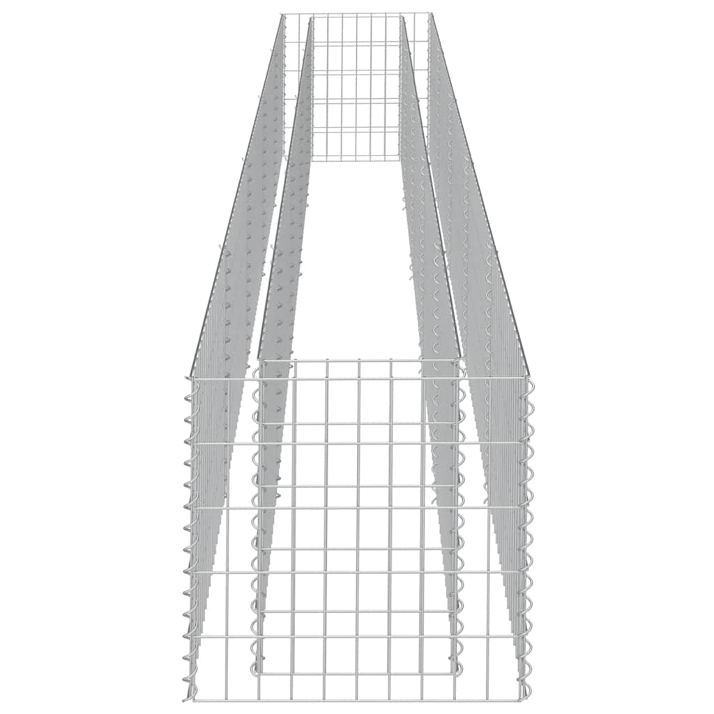 Gabiono vazonas, cinkuotas plienas, 450x50x50cm, aukštas Gabiono vazonas, cinkuotas plienas, 450x50x50cm, aukštas - Image 6