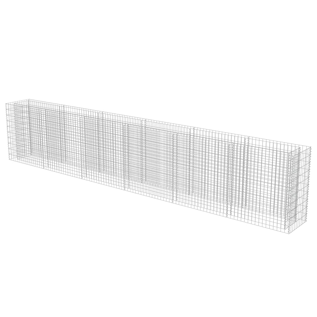 Gabiono vazonas, galvanizuotas plienas, 540x50x100cm, aukštas Gabiono vazonas, galvanizuotas plienas, 540x50x100cm, aukštas - Image 3