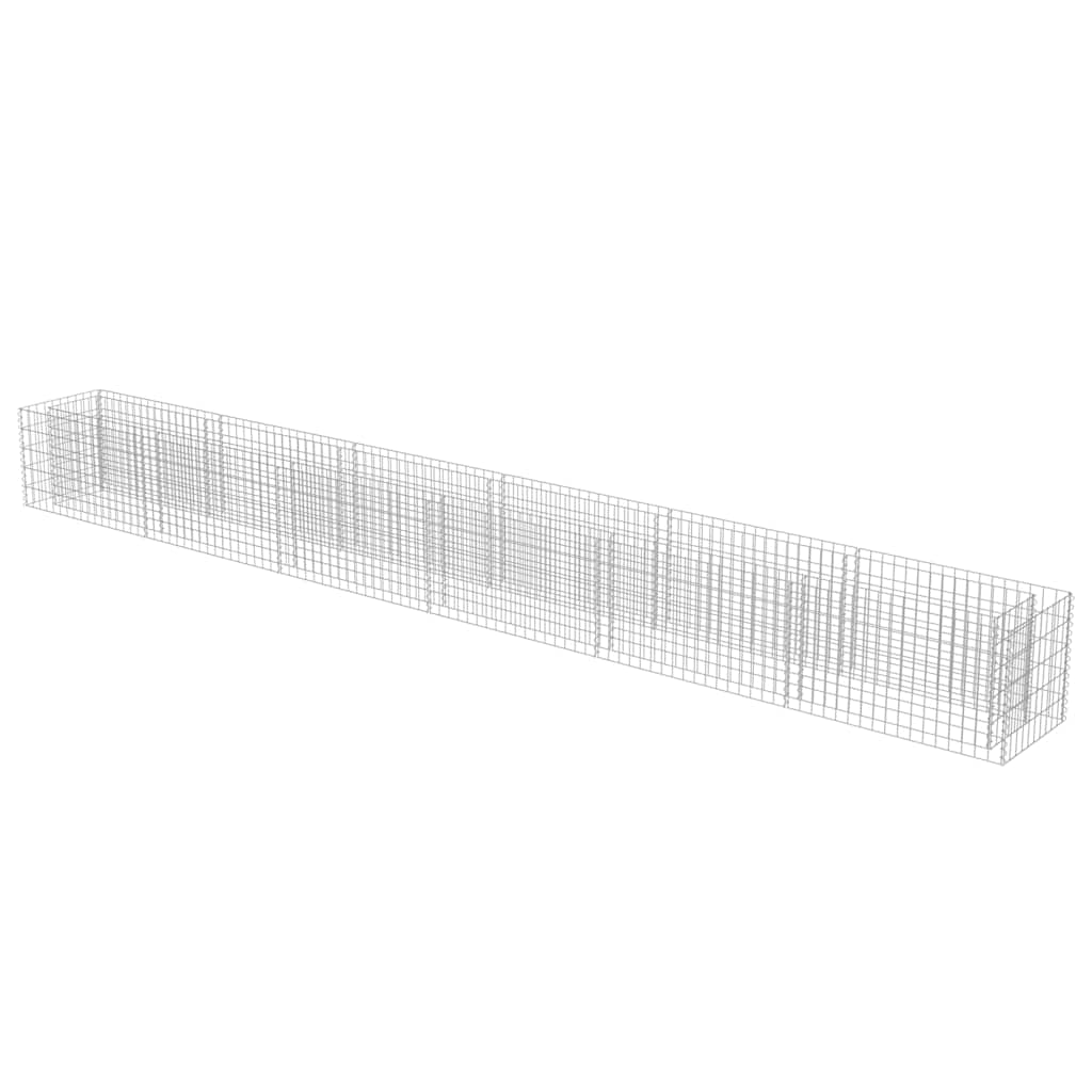 Gabiono vazonas, galvanizuotas plienas, 540x50x50cm, aukštas Gabiono vazonas, galvanizuotas plienas, 540x50x50cm, aukštas - Image 3