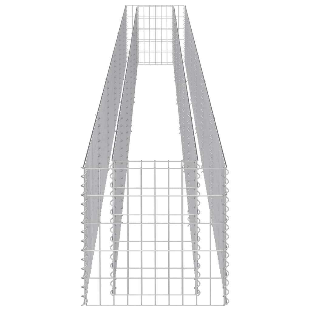 Gabiono vazonas, galvanizuotas plienas, 540x50x50cm, aukštas Gabiono vazonas, galvanizuotas plienas, 540x50x50cm, aukštas - Image 6