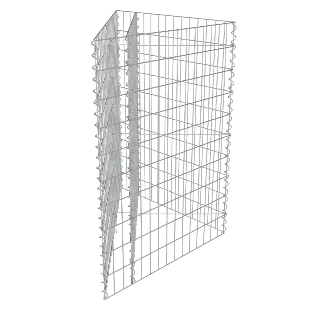 Gabiono vazonas, galvanizuotas plienas, 75x75x100cm, aukštas Gabiono vazonas, galvanizuotas plienas, 75x75x100cm, aukštas - Image 5