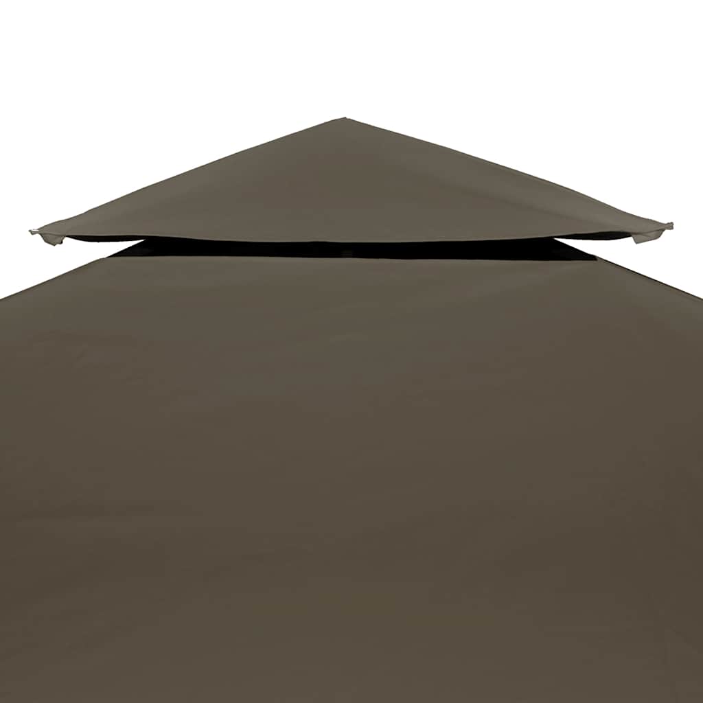 Viršutinis pavėsinės uždangalas, 2 aukštų, taupe, 310g/m², 3x3m Viršutinis pavėsinės uždangalas, 2 aukštų, taupe, 310g/m², 3x3m - Image 3
