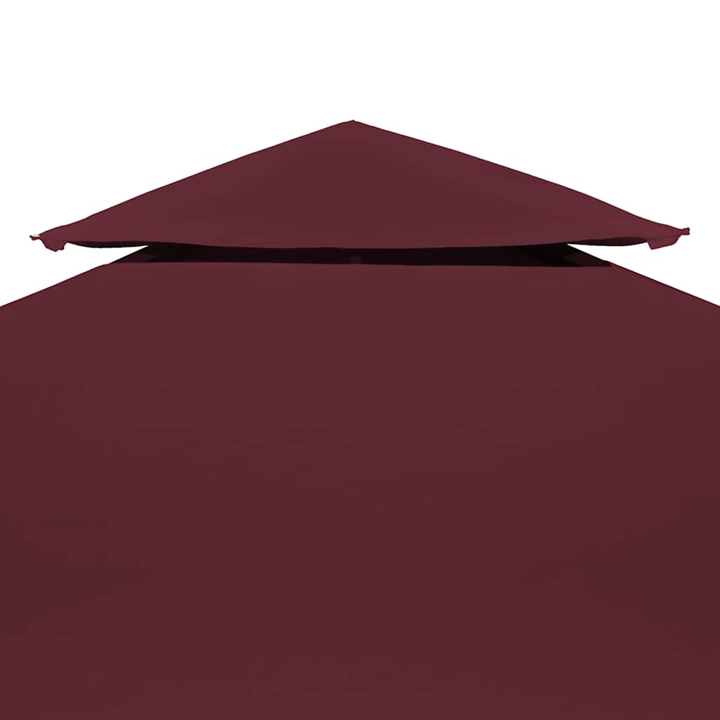 Viršutinis pavėsinės uždangalas, 2 aukštų, bordo, 310g/m², 3x3m Viršutinis pavėsinės uždangalas, 2 aukštų, bordo, 310g/m², 3x3m - Image 3