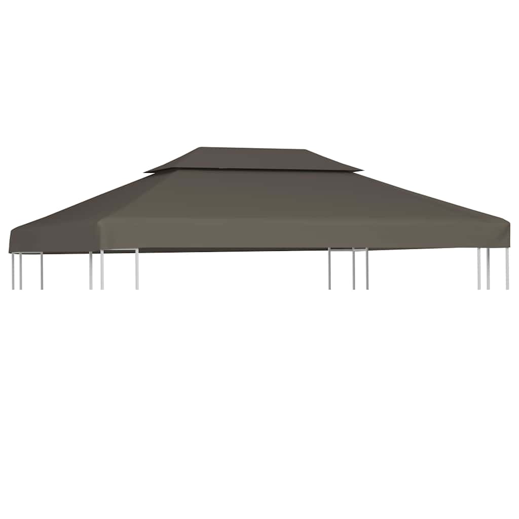 Pavėsinės uždangalas, taupe, 4x3m, 310 g/m² Pavėsinės uždangalas, taupe, 4x3m, 310 g/m² - Image 2