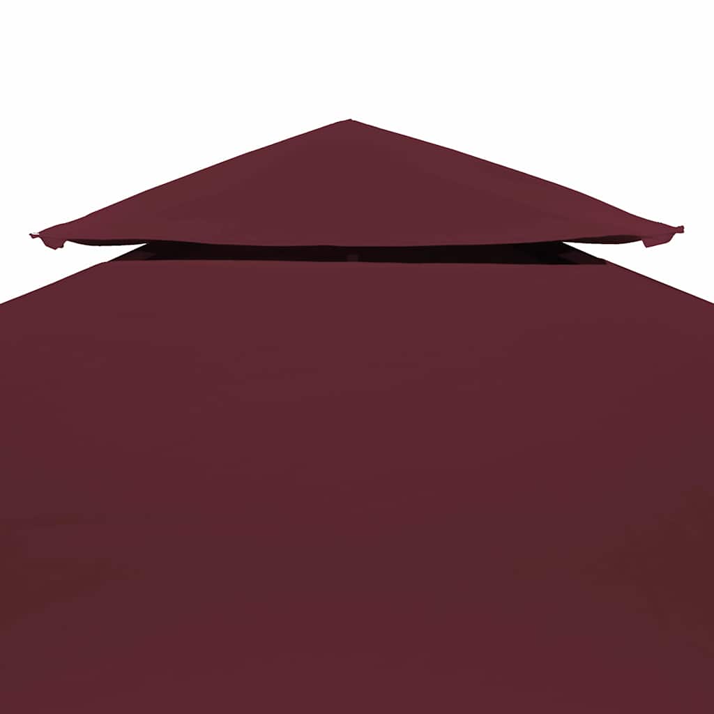 Pavėsinės uždangalas, bordo, 4x3m, 310 g/m² Pavėsinės uždangalas, bordo, 4x3m, 310 g/m² - Image 3