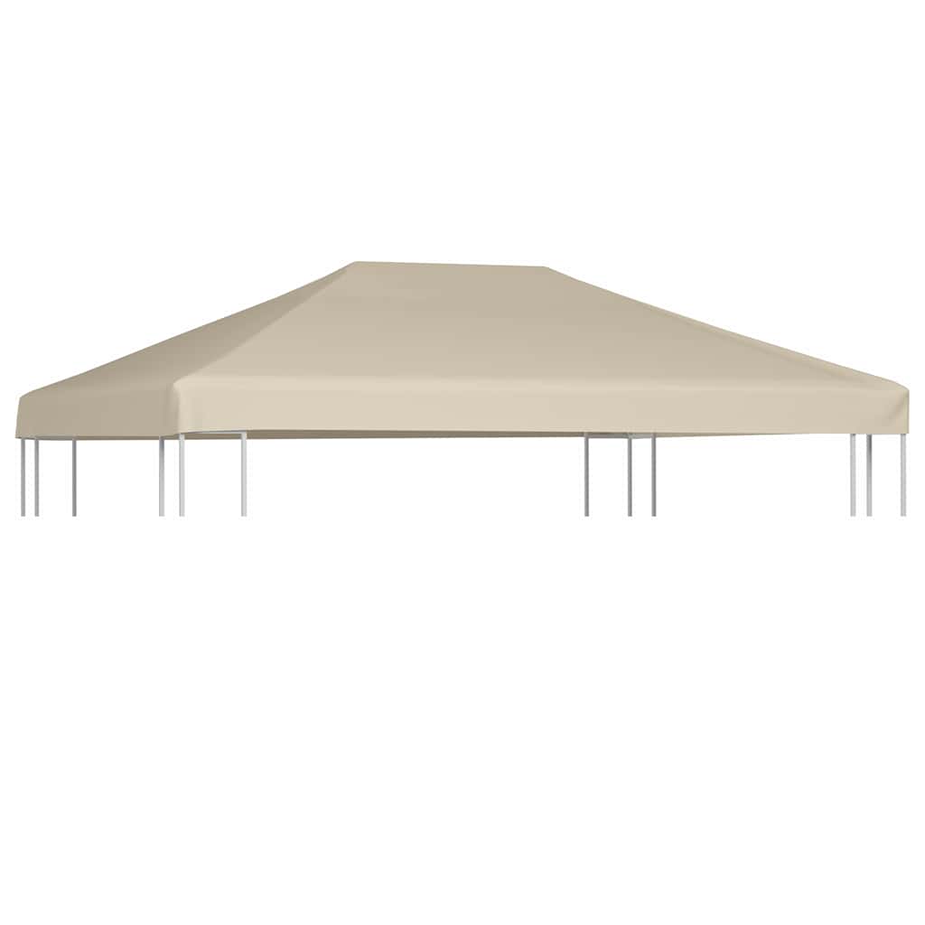 Viršutinis pavėsinės uždangalas, kreminis, 310g/m², 4x3m Viršutinis pavėsinės uždangalas, kreminis, 310g/m², 4x3m - Image 2