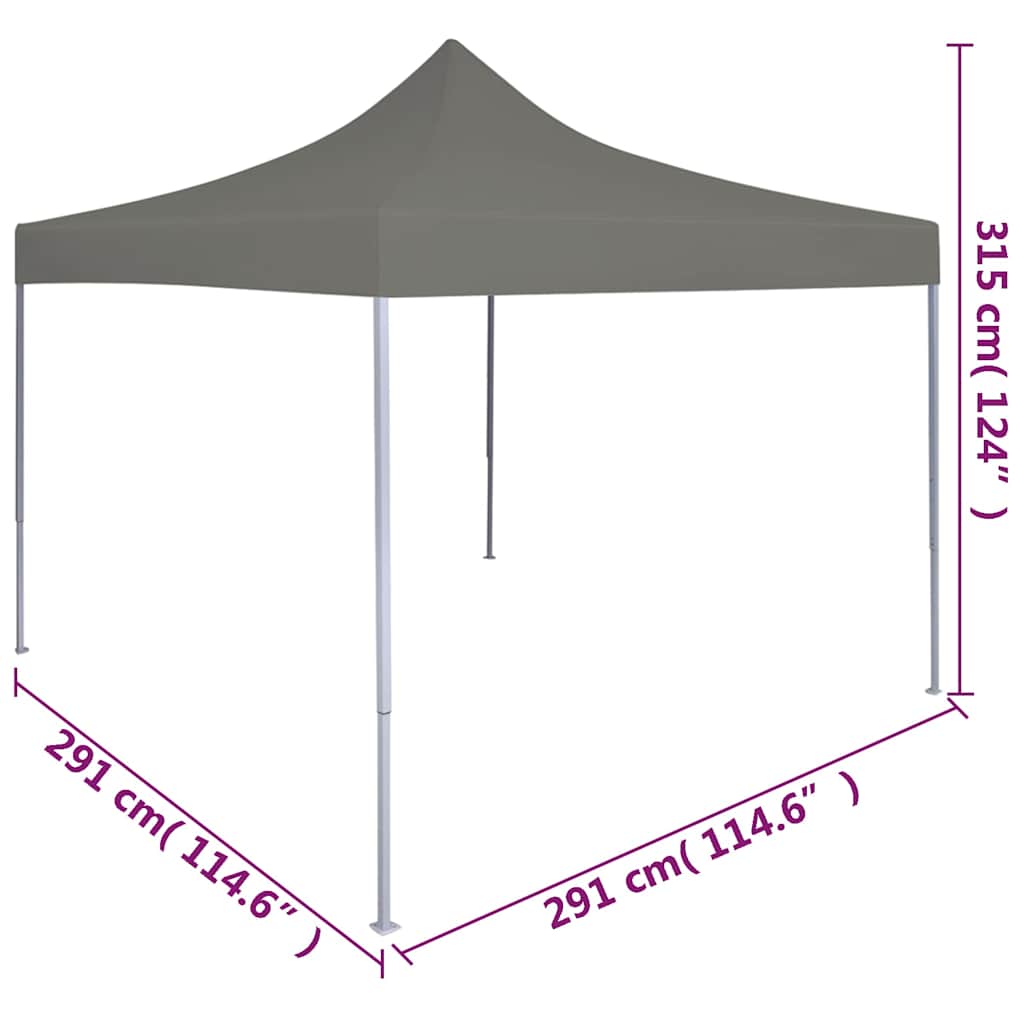 Išskleidžiama proginė palapinė, antracito sp., 3×3 m Išskleidžiama proginė palapinė, antracito sp., 3x3 m