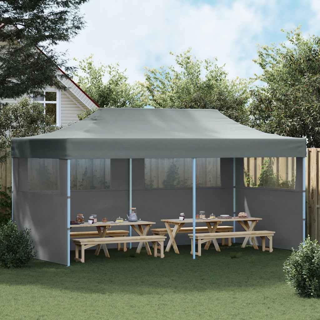 Išskleidžiama proginė palapinė, antracito spalva, 3x6m Išskleidžiama proginė palapinė, antracito spalva, 3x6m - Image 4