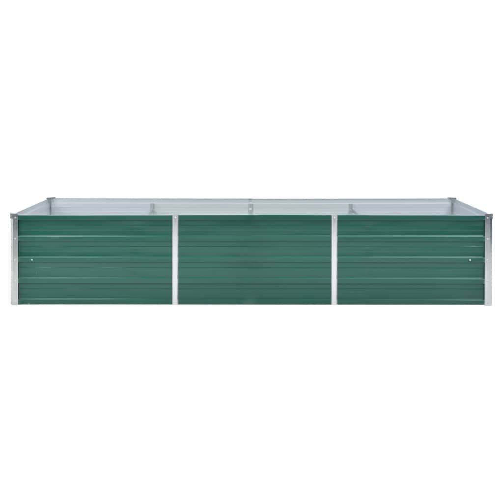 Lovelis, žalias, galvanizuotas plienas, 240x80x45cm Lovelis, žalias, galvanizuotas plienas, 240x80x45cm - Image 4