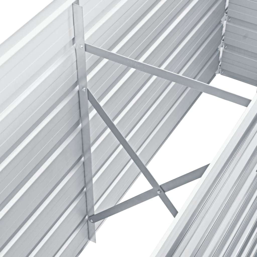 Lovelis, pilkos spalvos, 160x40x77cm, galvanizuotas plienas Lovelis, pilkos spalvos, 160x40x77cm, galvanizuotas plienas - Image 5