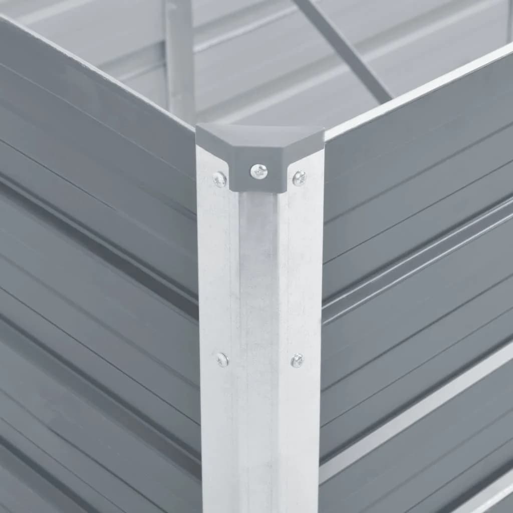 Lovelis, pilkos spalvos, 160x40x77cm, galvanizuotas plienas Lovelis, pilkos spalvos, 160x40x77cm, galvanizuotas plienas - Image 6