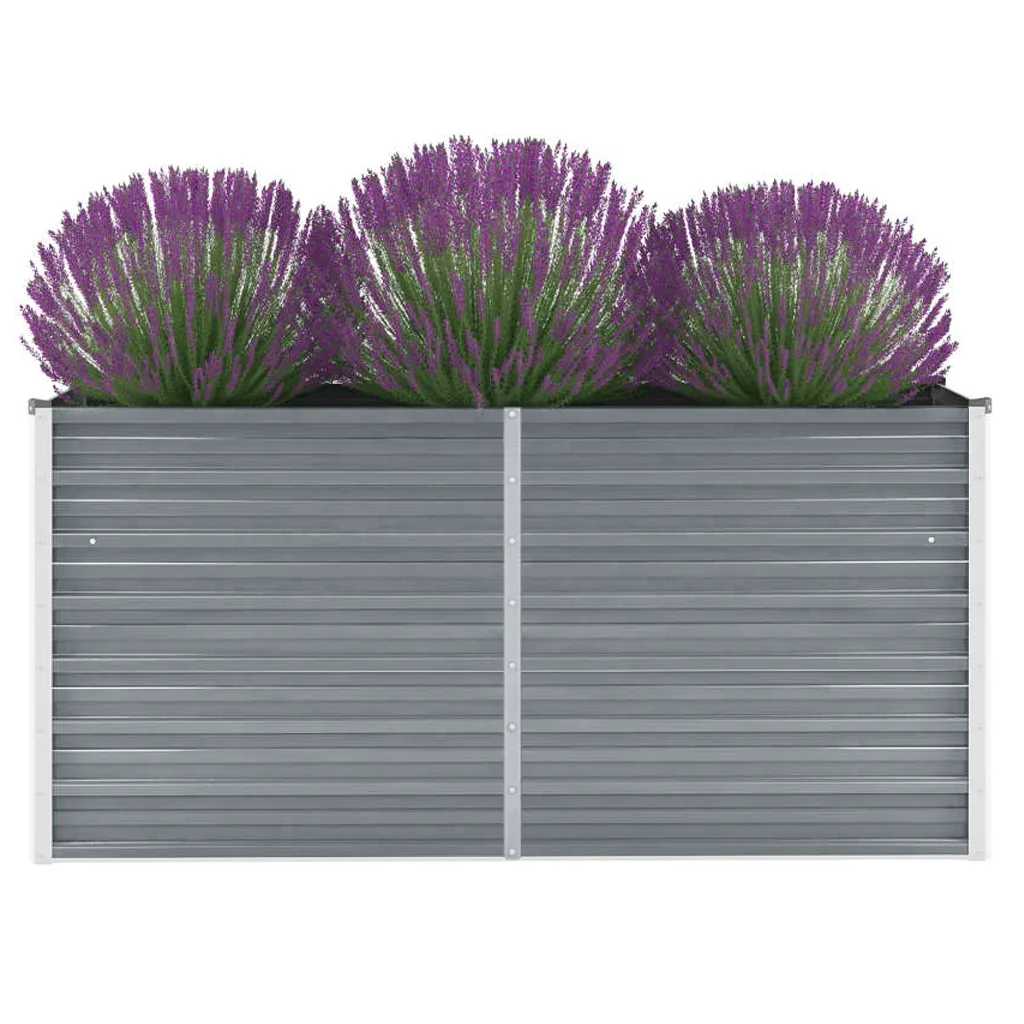 Lovelis, pilkos spalvos, 160x40x77cm, galvanizuotas plienas Lovelis, pilkos spalvos, 160x40x77cm, galvanizuotas plienas - Image 2