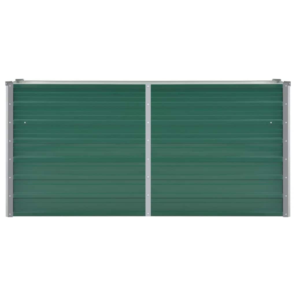 Lovelis, žalias, galvanizuotas plienas, 160x40x77cm Lovelis, žalias, galvanizuotas plienas, 160x40x77cm - Image 4