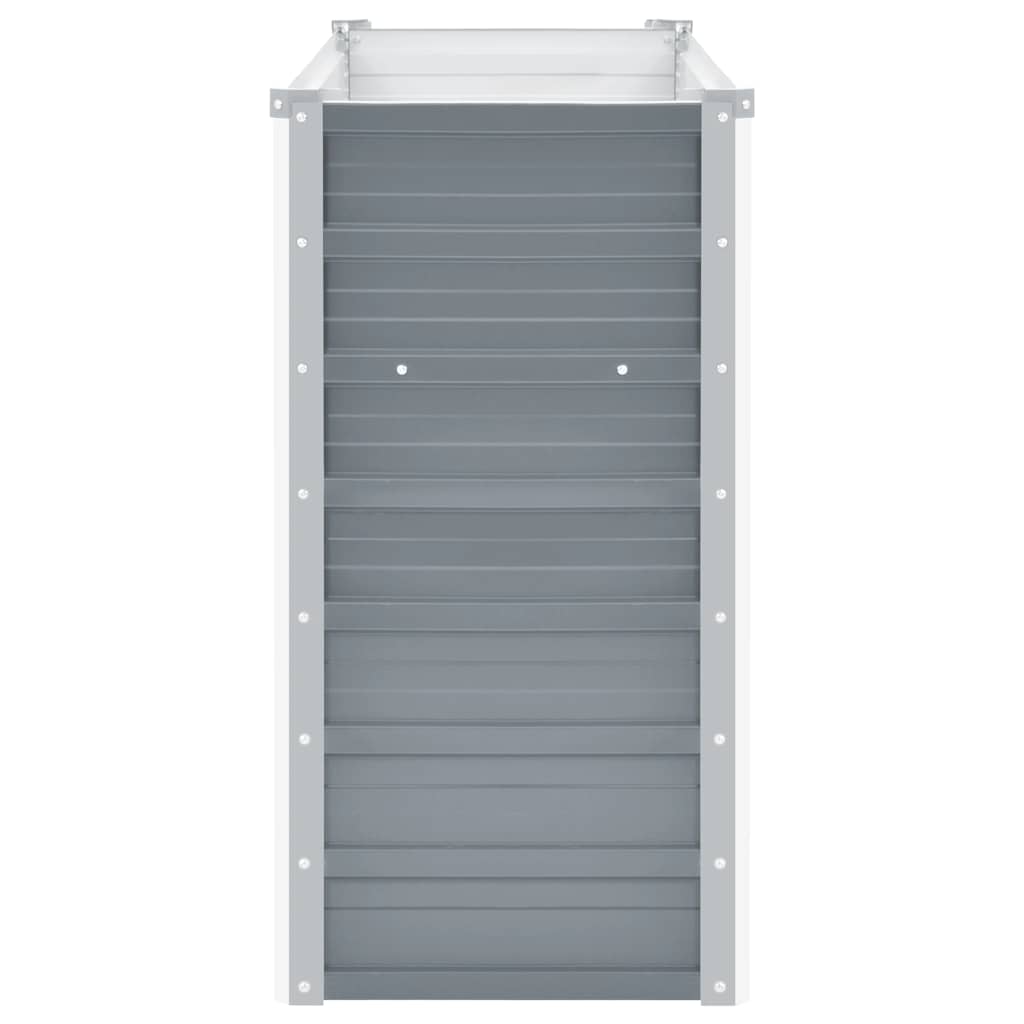 Lovelis, pilkas, galvanizuotas plienas, 100x40x77cm Lovelis, pilkas, galvanizuotas plienas, 100x40x77cm - Image 4