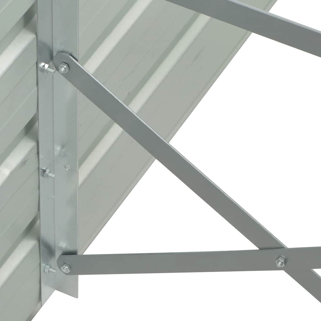 Lovelis, pilkas, galvanizuotas plienas, 100x40x77cm Lovelis, pilkas, galvanizuotas plienas, 100x40x77cm - Image 6