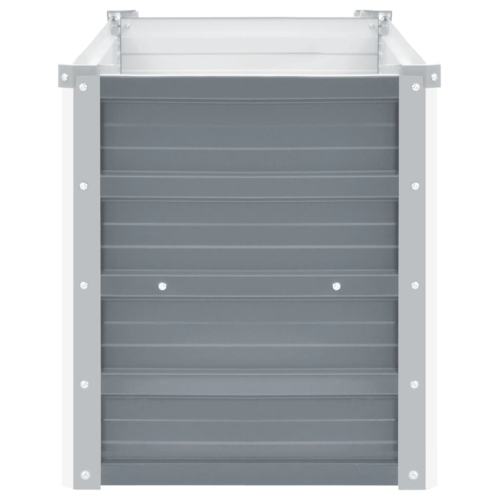 Lovelis, pilkas, galvanizuotas plienas, 100x40x45cm Lovelis, pilkas, galvanizuotas plienas, 100x40x45cm - Image 4