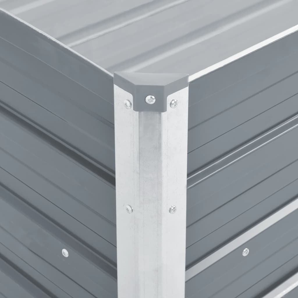 Lovelis, pilkas, galvanizuotas plienas, 100x40x45cm Lovelis, pilkas, galvanizuotas plienas, 100x40x45cm - Image 5