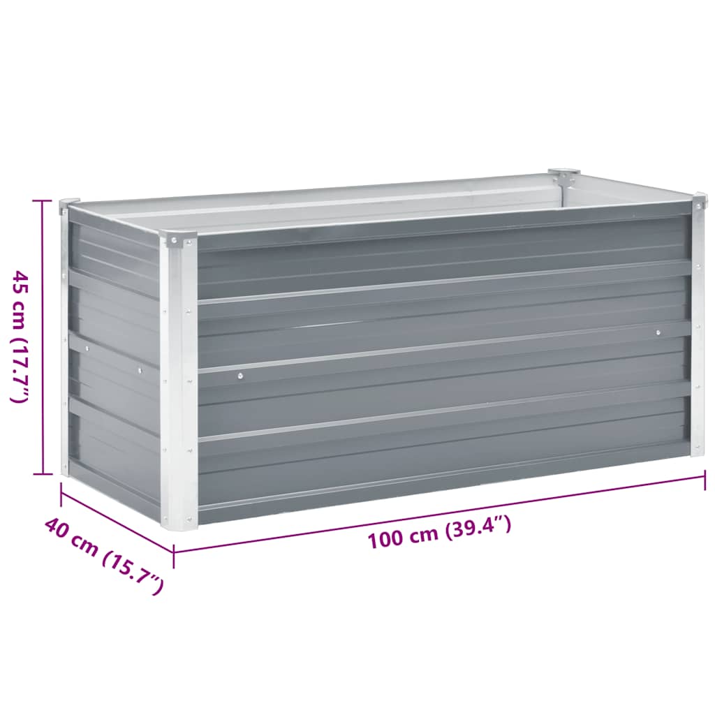 Lovelis, pilkas, galvanizuotas plienas, 100x40x45cm Lovelis, pilkas, galvanizuotas plienas, 100x40x45cm - Image 7