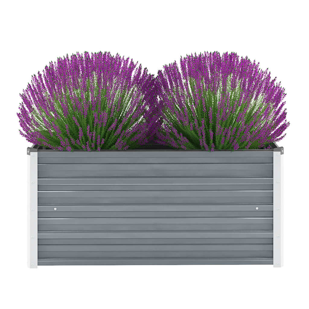 Lovelis, pilkas, galvanizuotas plienas, 100x40x45cm Lovelis, pilkas, galvanizuotas plienas, 100x40x45cm - Image 2