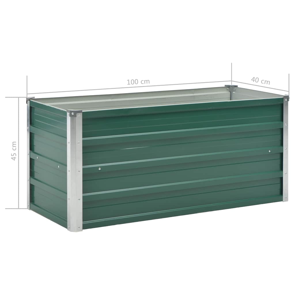 Lovelis, žalias, galvanizuotas plienas, 100x40x45cm, aukštas Lovelis, žalias, galvanizuotas plienas, 100x40x45cm, aukštas
