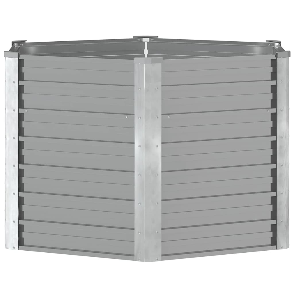 Lovelis, pilkas, plienas, 129x129x77cm, aukštas Lovelis, pilkas, plienas, 129x129x77cm, aukštas - Image 6