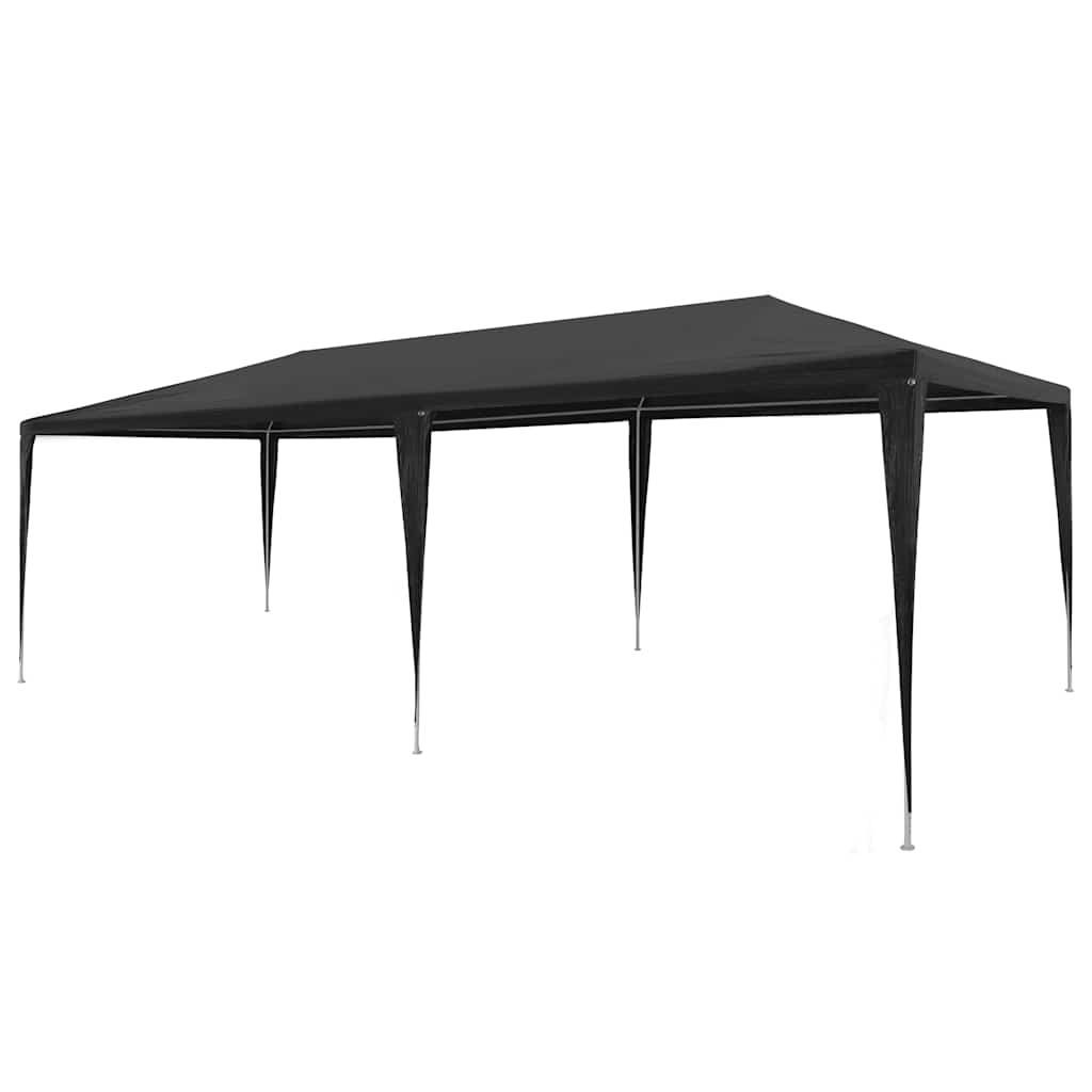 Proginė palapinė, antracito spalvos, 3×6 m, PE Proginė palapinė, antracito spalvos, 3x6 m, PE - Image 2