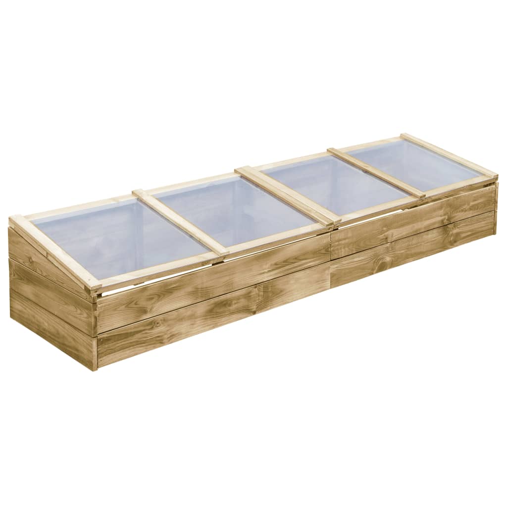 Šiltnamis, 200x50x35cm, impregnuota pušies mediena Šiltnamis, 200x50x35cm, impregnuota pušies mediena - Image 2