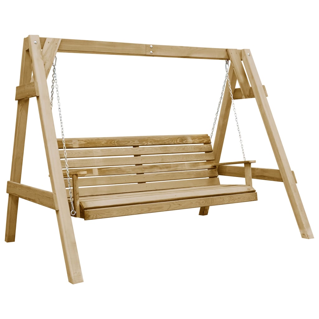 Supamas suoliukas, 205x150x157cm, impregnuota pušies mediena Supamas suoliukas, 205x150x157cm, impregnuota pušies mediena - Image 2