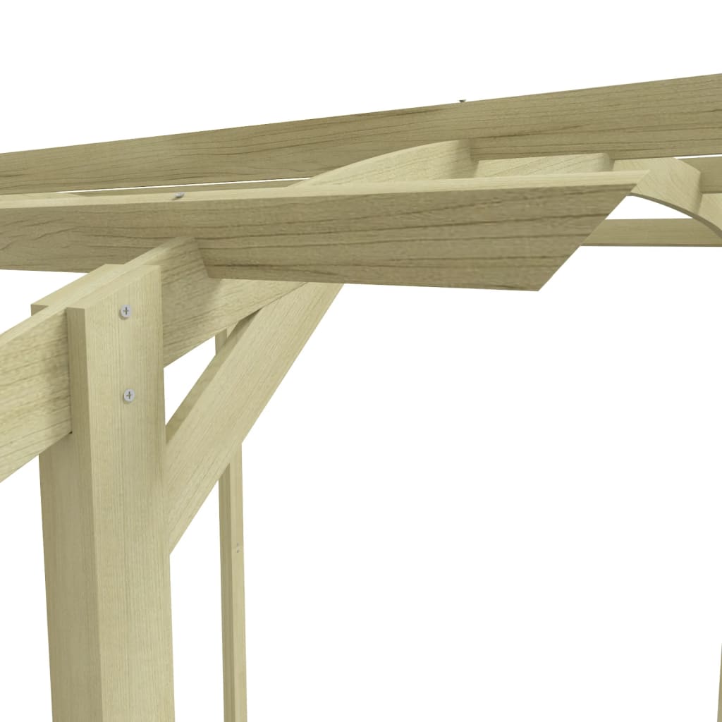 Sodo pergolė, 180x197x210cm, impregnuota pušies mediena Sodo pergolė, 180x197x210cm, impregnuota pušies mediena - Image 4